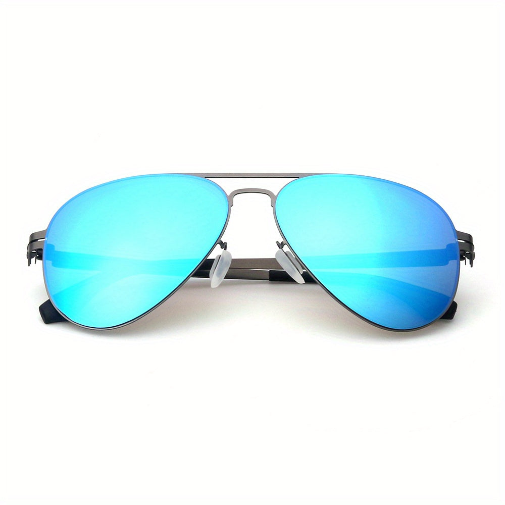 High Stainless Steel Polarized Sunglasses For Men 3 Colors Ultralight