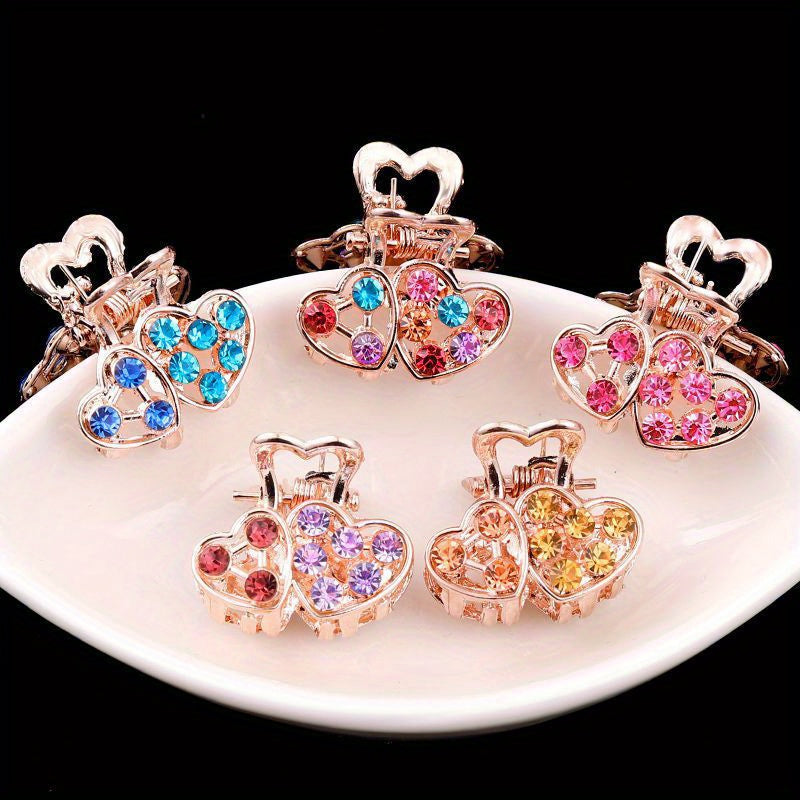 Rhinestone Butterfly Hair Claw Clip Non Slip Grip Hair Jaw Clip