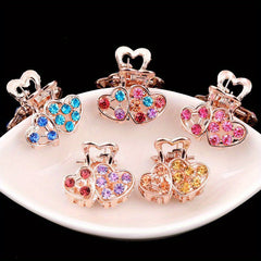 Rhinestone Butterfly Hair Claw Clip Non Slip Grip Hair Jaw Clip