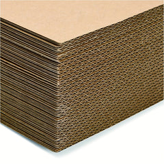10pcs A4 Corrugated Cardboard Flat Card Paper Inserts For Crafts