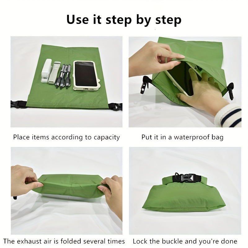 6pcs Outdoor Double layer Waterproof Storage Bag For Rafting Hiking Camping