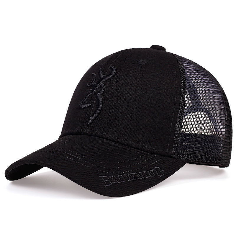 Men's Breathable Baseball Cap with Net Design