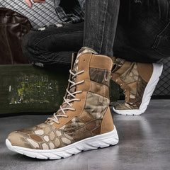 Men's High Top Tactical Work Boots Non Slip Durable Boots