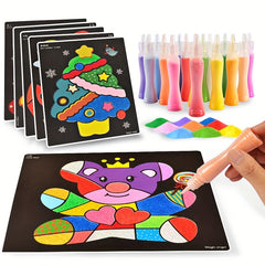 DIY Sand Painting Set for Kids, Parent-child Educational Art Toy