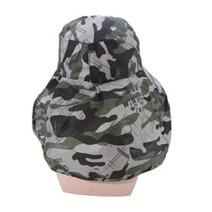 Men's Bucket Hat With Face Cover Wide Brim Sun Hat