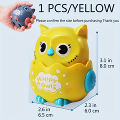 Cartoon Owl Press and Go Toy for 2-Year-Old Boys