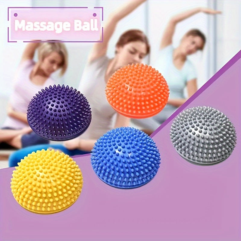 Fitness Yoga Massage Ball Half Round Sensory Balance Training Ball