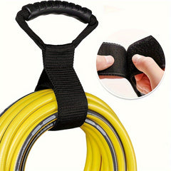 Heavy Duty Hook and Loop Storage Strap with Handle for Hoses Cables