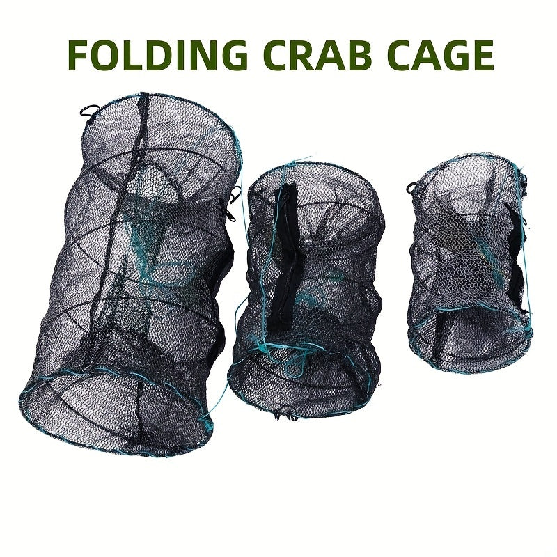 Portable Folding Crab & Fish Trap - Catch More Crabs & Shrimp!
