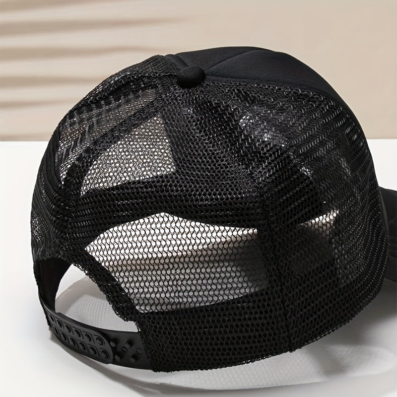 100 Mesh Trucker Hat Fluorescent Baseball Cap Unisex Couple Dad Hats