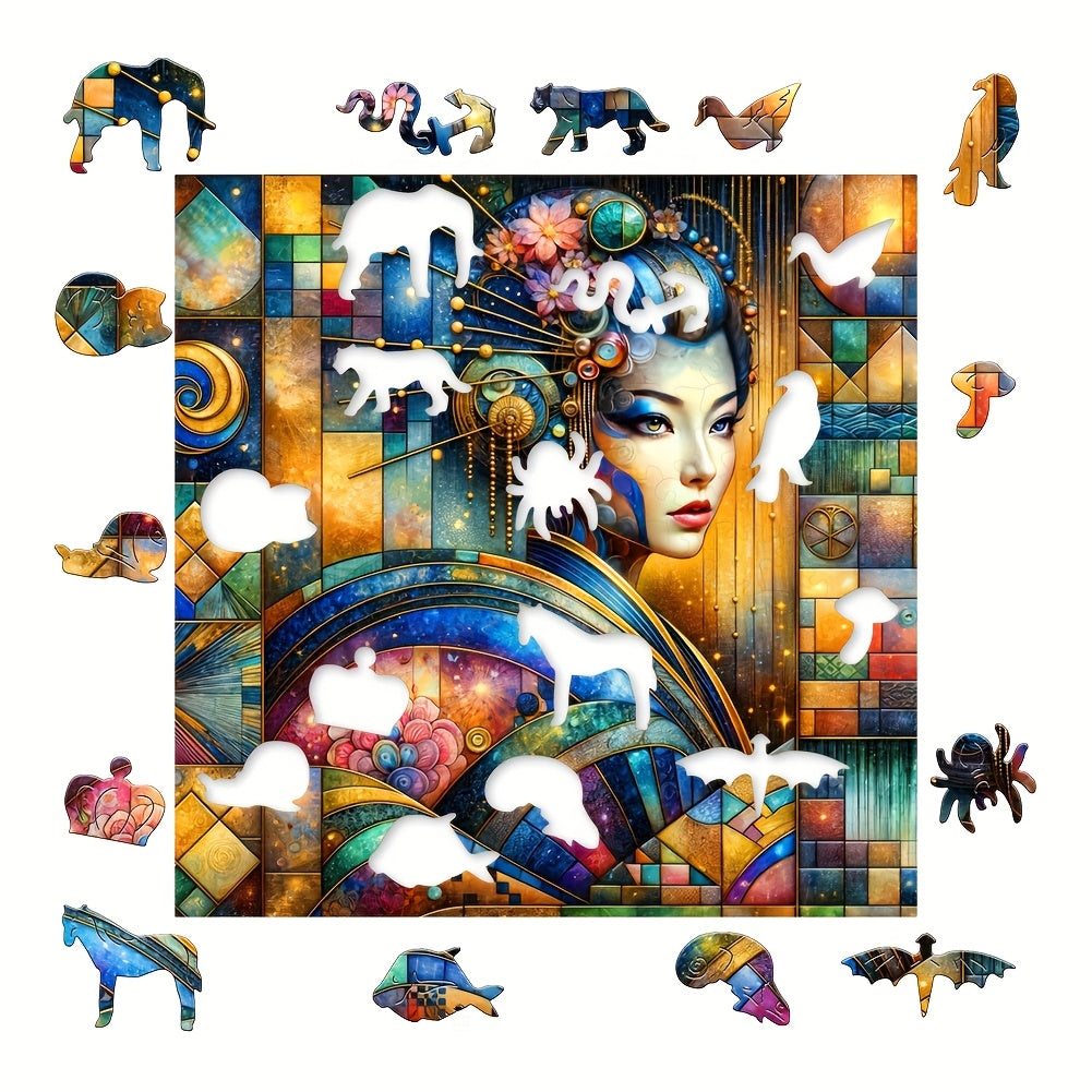 Animal Illusion Puzzle - Wooden 3 Year Old Gift