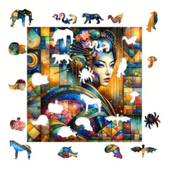 Animal Illusion Puzzle - Wooden 3 Year Old Gift