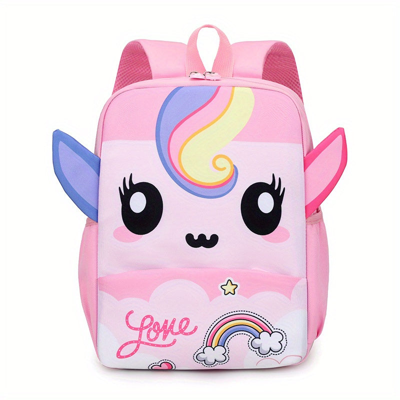 Cartoon Unicorn Backpack for Kindergarten School