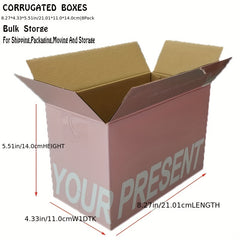 6pcs Recyclable Gift Boxes - Ideal for Birthdays, Holidays & Everyday Needs