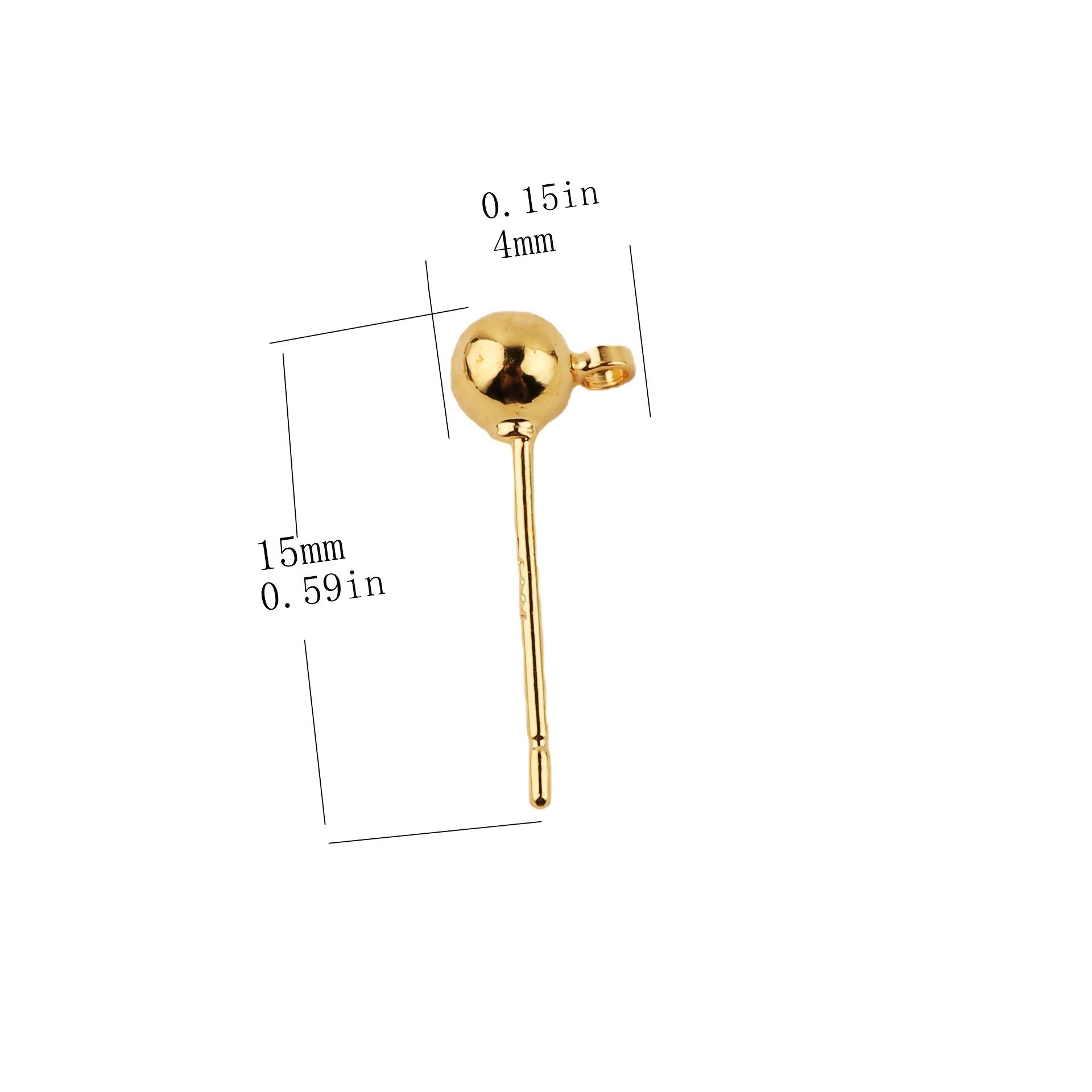 10Pcs DIY Stud Earrings Jewelry Accessories