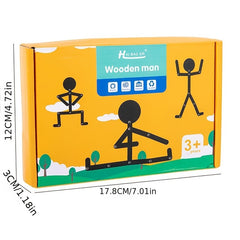Montessori 24pcs Matching Puzzles Game Wooden Educational Toy