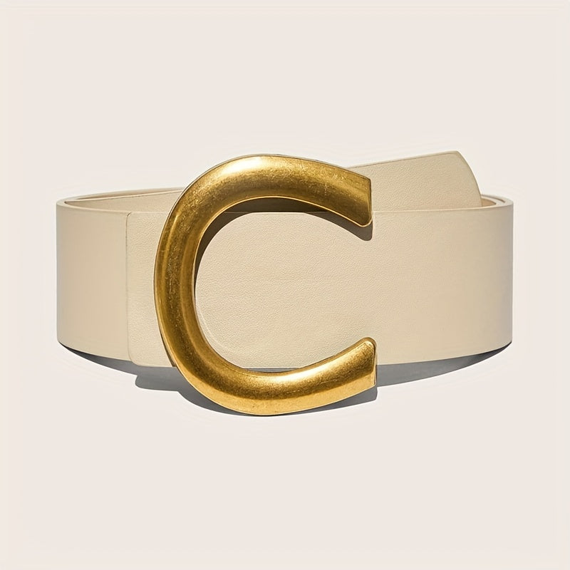 C Buckle Classic Belts Candy Wide Dress Belt