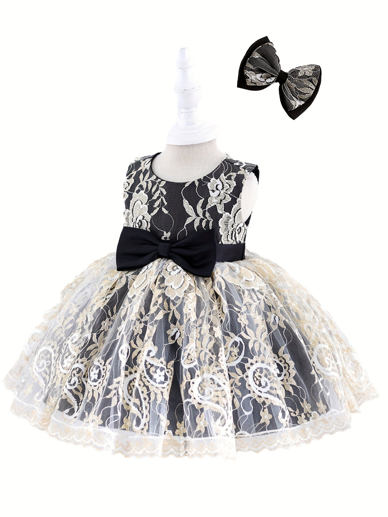 Children's Princess Dress Pompous Dress Flame Dress Performance Dress