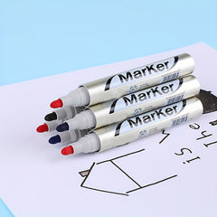 6pcs Whiteboard Marker Erasable Pen Teaching Aid Supplies