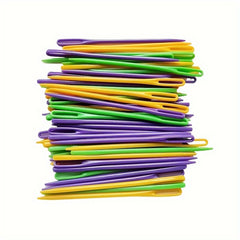 5pcs Large Eye Plastic Sewing Needles Safety Lacing Learning DIY Crafts
