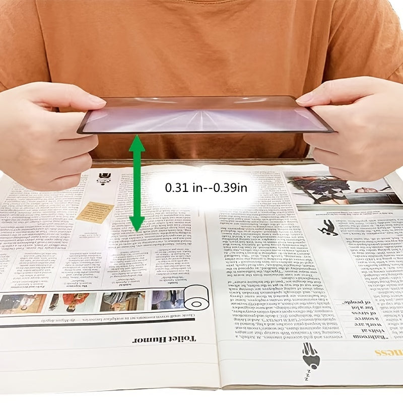 Card Reading PVC Magnifying Glass for Elderly