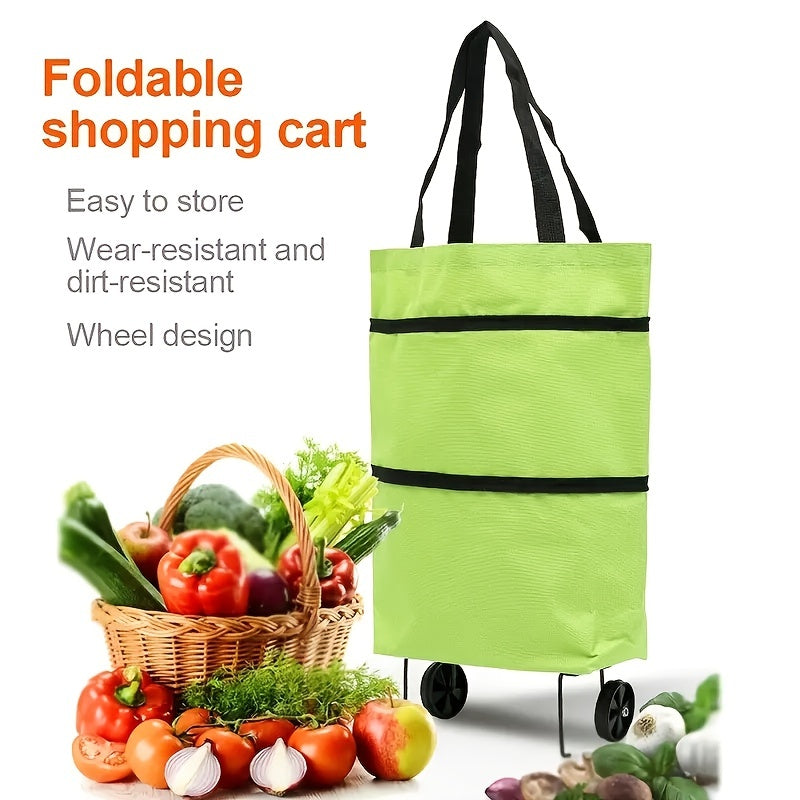 Grocery Cart Wheel Bag for Easy Shopping