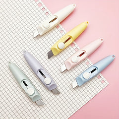 Morandi Mini Student Utility Elastic Whistle Paper Cutter