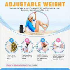 Adjustable Detachable Exercise Ring 2.5lb Fitness Hoop