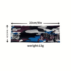 Men's Camouflage Ice Silk Headband for Sports