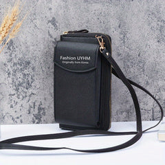 Women's Mini Crossbody Wallet Zip Clutch Purse