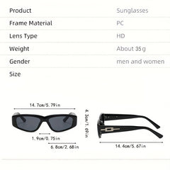 Y2K Candy Sunglasses Translucent Frame Glasses UV400