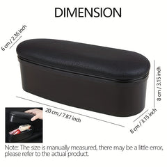 PU Leather Car Armrest Adjustable Support Elbow Wrist Rest Pad