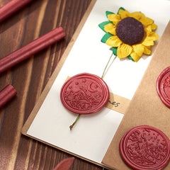 Red Wax Stick for DIY Hobbies and Sealing - 70 Character Limit