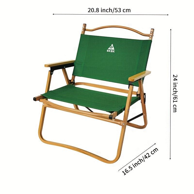 High Back Camping Chair Portable Lightweight with Carry Bag