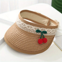 Kids Straw Sun Hat Summer Protection Cap