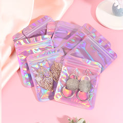 10pcs Jewelry Gift Ziplock Bag Mini Dustproof Anti-oxidation Coins