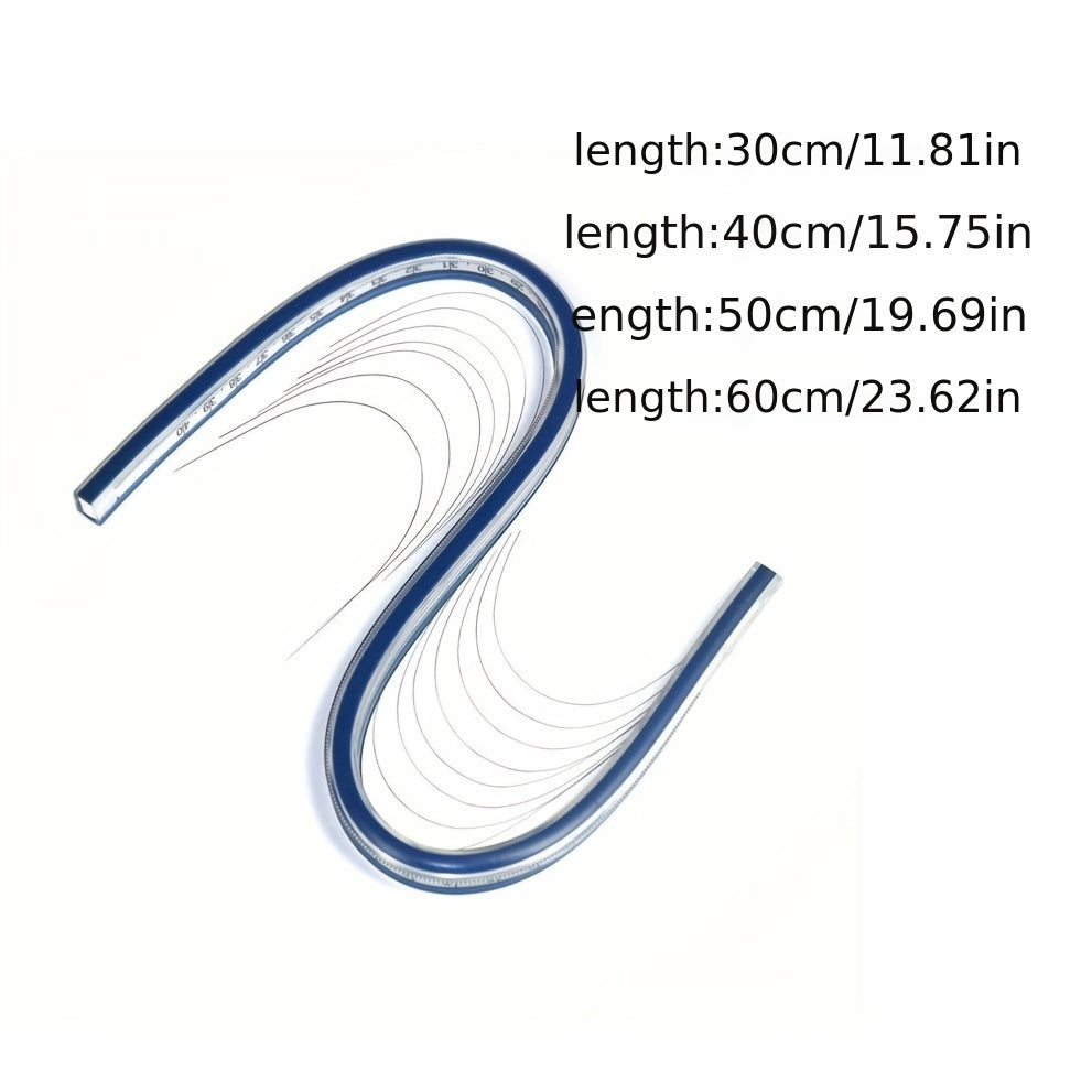 Flexible Curve Ruler for Drawing Sewing Engineering