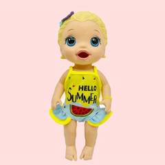 Watermelon Pattern Jumpsuit Doll Clothes for 12 Inch Baby Dolls