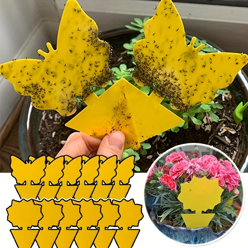 Sticky Trap Fruit Fly Gnat Yellow Sticky Bug Traps