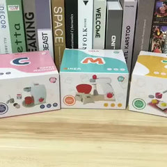 Wooden Toy Set Pop-up Toaster & Coffee Machine Set for Kids