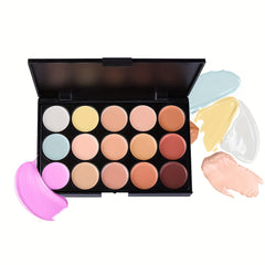 15 Colors Concealer Palette High Pigmented Long Lasting Cream