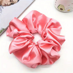 Oversized Satin Elastic Headband Women's Bubble Headband Accessory