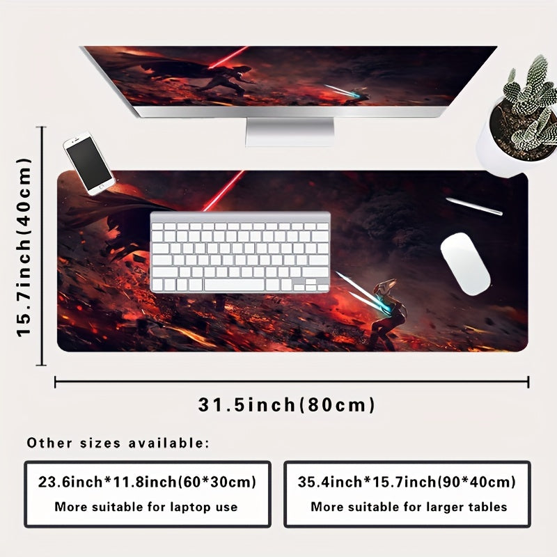 Cartoon Rubber Thickened Edge Large Mouse Pad - E Sports Game Table Pad