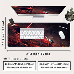 Cartoon Rubber Thickened Edge Large Mouse Pad - E Sports Game Table Pad