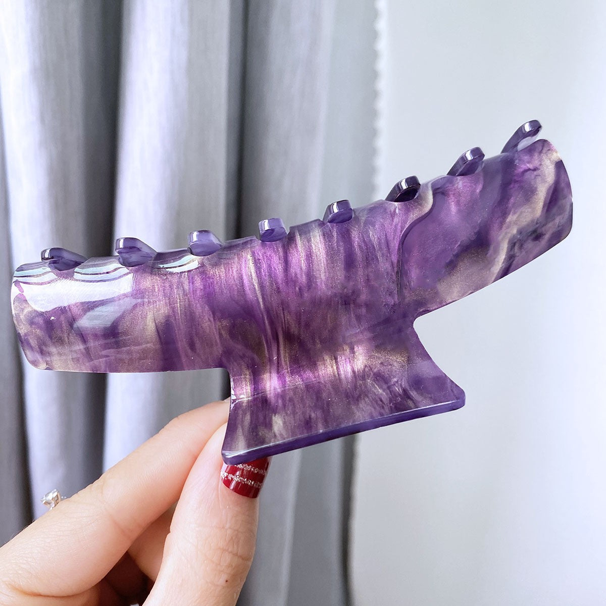 Acetate Acrylic Hair Claw Clip Retro Strong Hold Hair Jaw Clip