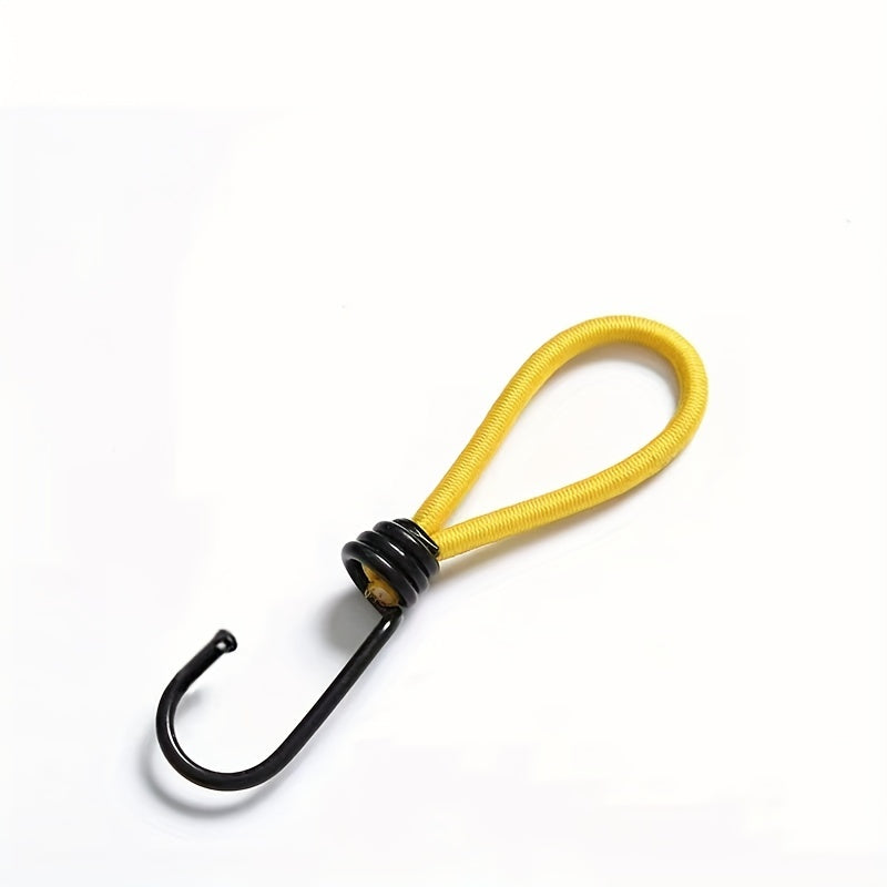 3pcs 6mm Bungee Cord Mini Bungee Cord With Metal Spiral Hook