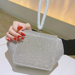 Sparkly Rhinestone Evening Bag Clutch Purse for Women