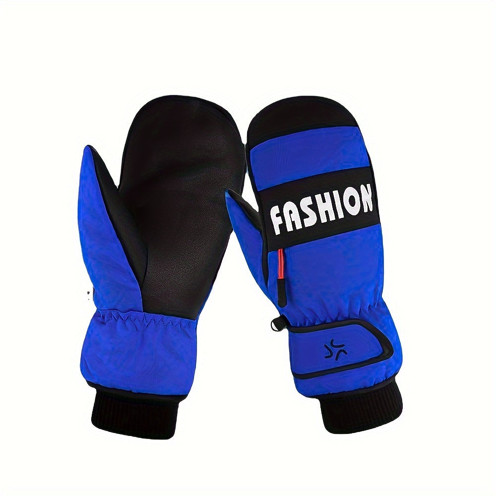 Winter Skiing Gloves Warm Waterproof Windproof Thickened