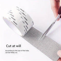 Window Screen Repair Patch 198x12 cm Self Adhesive Keep Mosquitoes Out