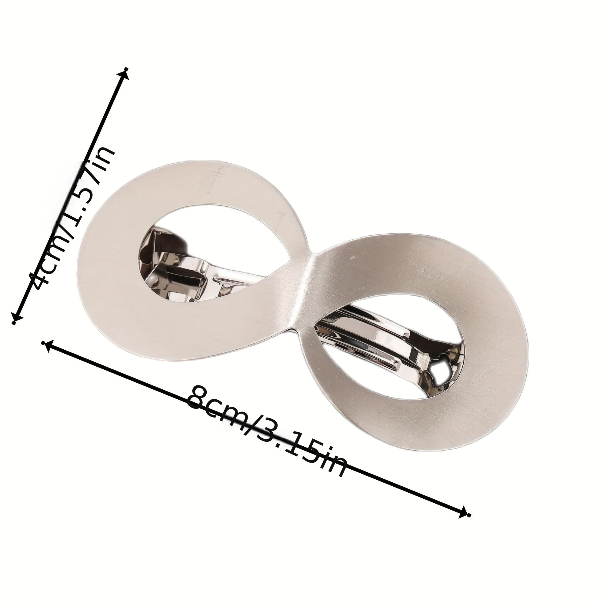8 Shaped Hair Clip Metal French Barrette Hair Accessories